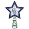 The Memory Company 10" Lighted Blue and Black Star MLB Colorado Rockies Christmas Tree Topper